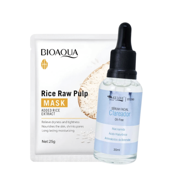 Serum clareador + mascarilla