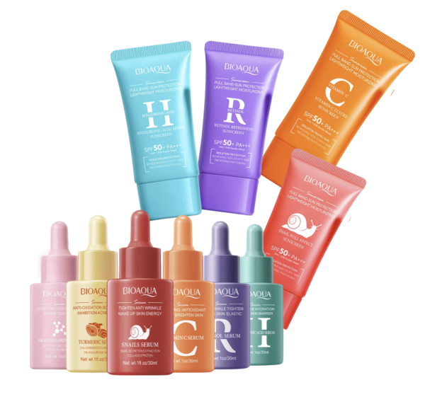 Pack protector solar multibeneficio + serum