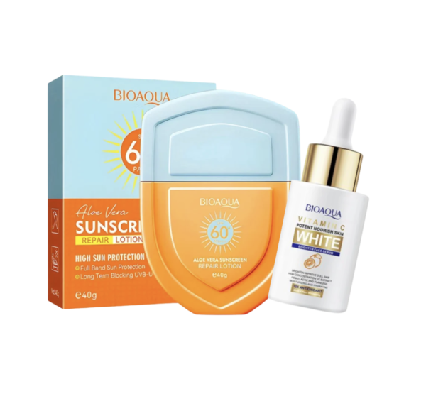 Pack protector solar y serum a elección