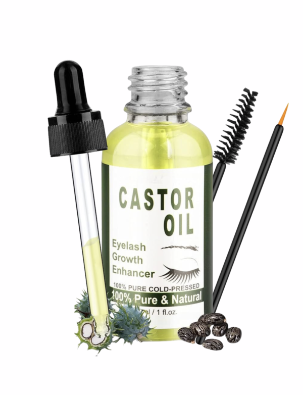 Aceite de ricino para cejas y pestañas